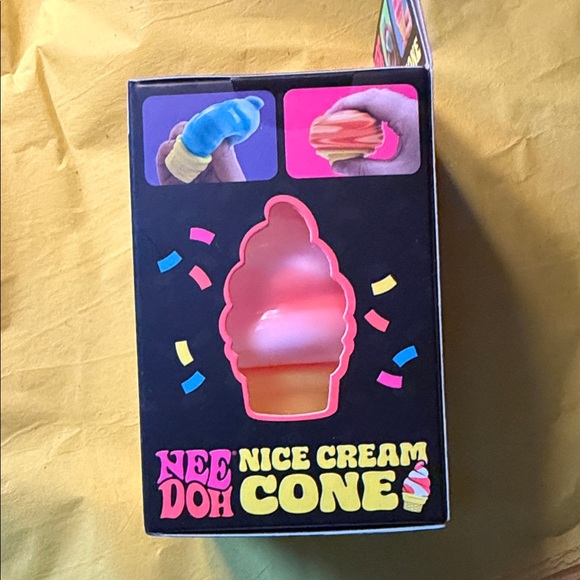 Nee Doh Nice Cream Cone Squishy Toy - Multicolor - Picture 3 of 5